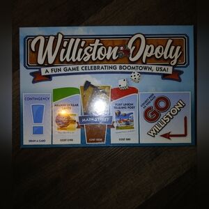 Williston-Opoly Board Game *BRAND NEW-NEVER OPENED.*